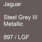 Preview: Jaguar, Steel Grey III Metallic, 897 / LGF.